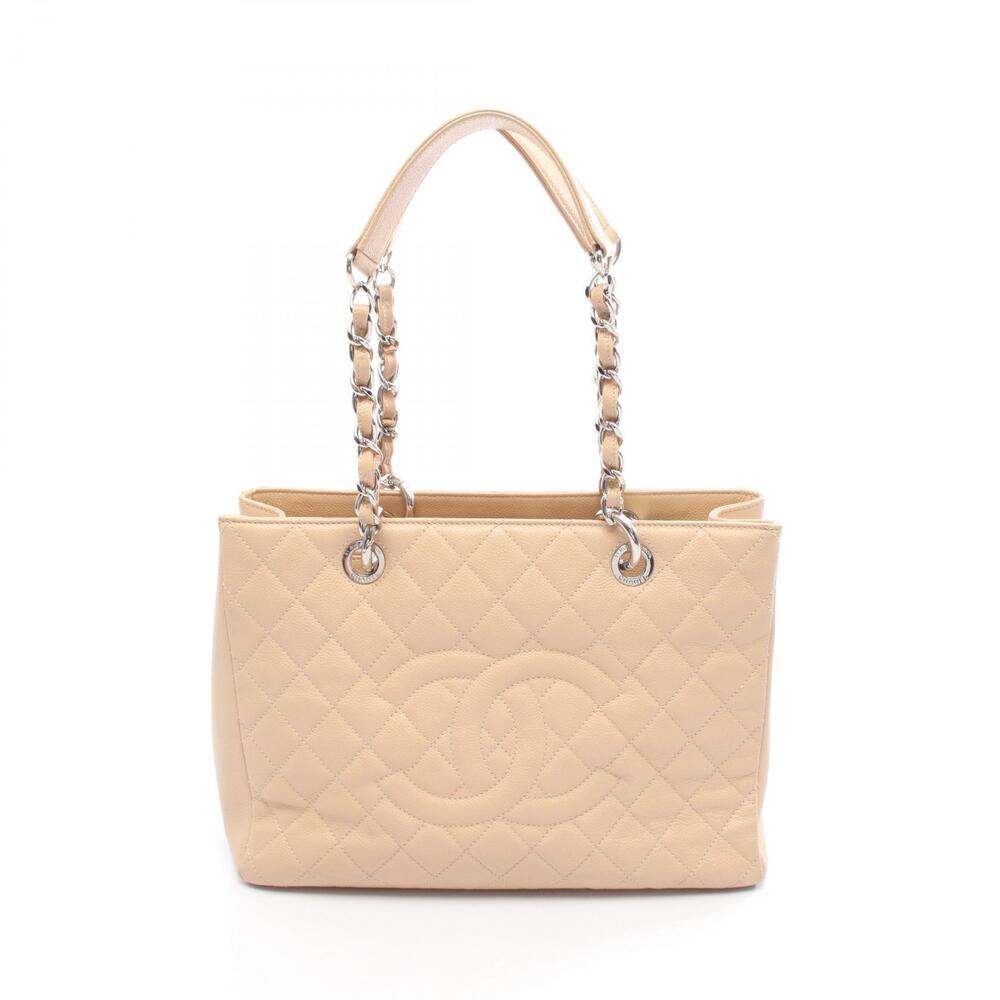 Chanel Matelasse Grand Shopping GST Tote Bag Caviar Leather Grained Calfskin